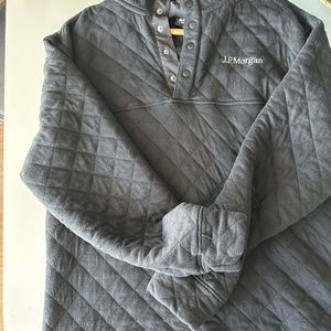 J.P. Morgan Quilted Pullover Medium